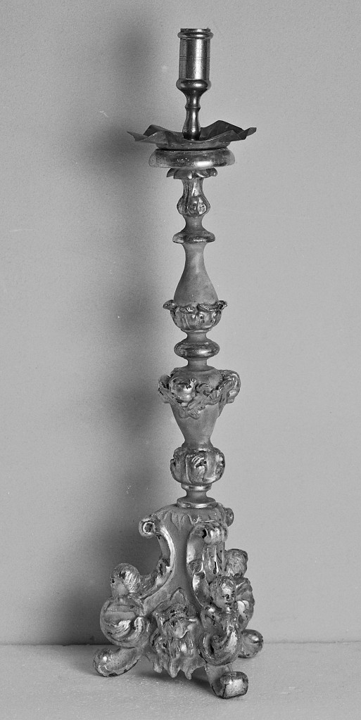 candeliere, serie - manifattura emiliana (seconda metà sec. XIX)