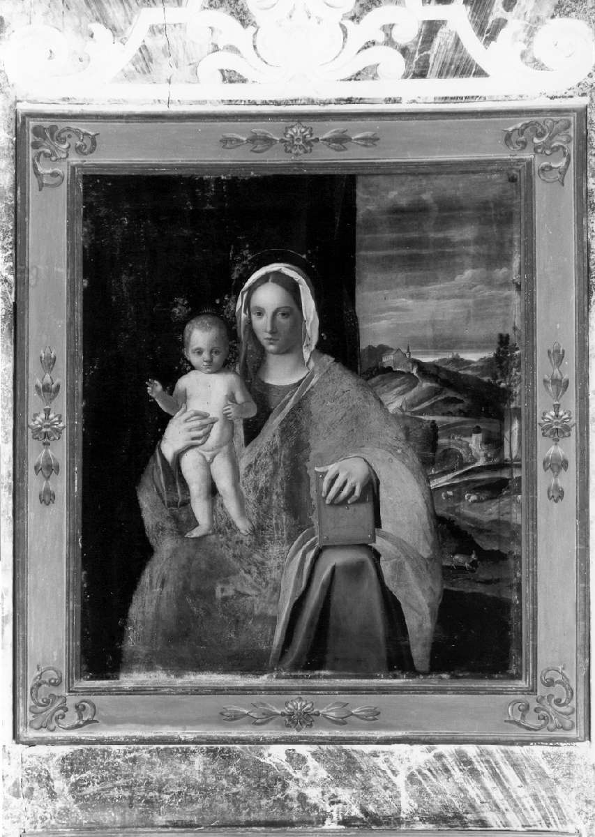Madonna della misericordia, Madonna con Bambino (pala d'altare) - ambito emiliano (inizio sec. XIX)