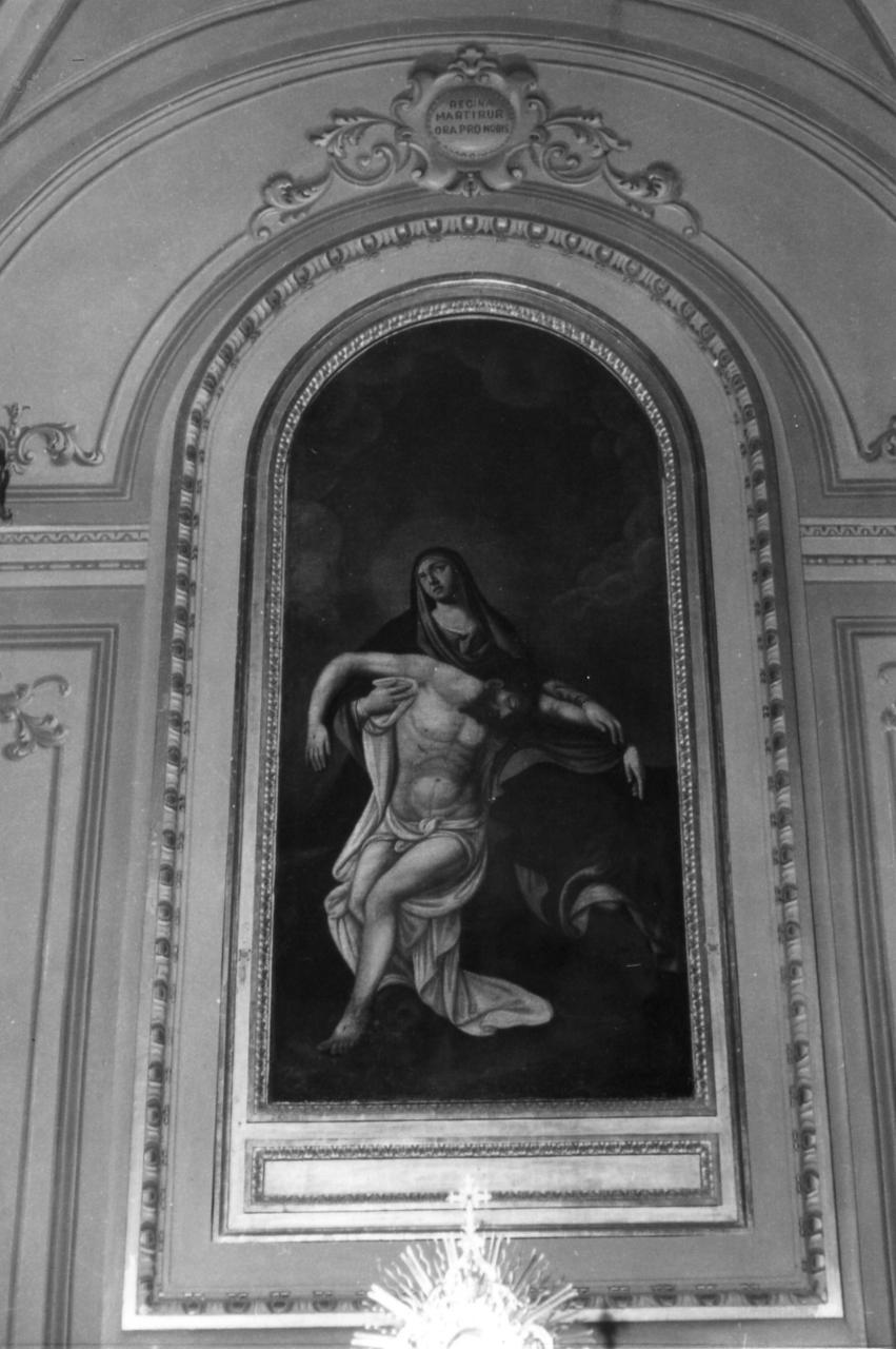 Pietà (dipinto) di Rizzi Carlo (attribuito) (prima metà sec. XVIII)