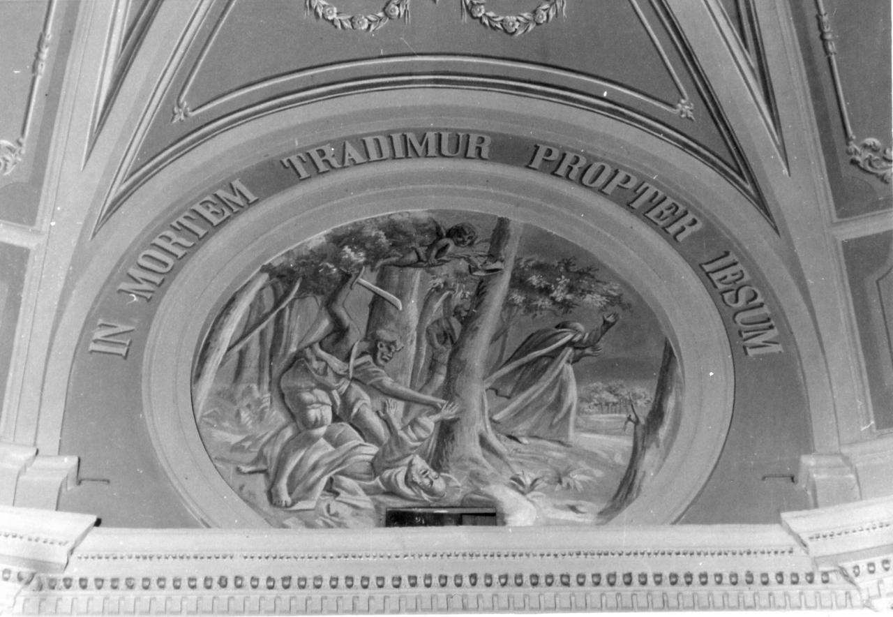 martirio di San Pietro di Verona (dipinto) di Grandi S (inizio sec. XX)