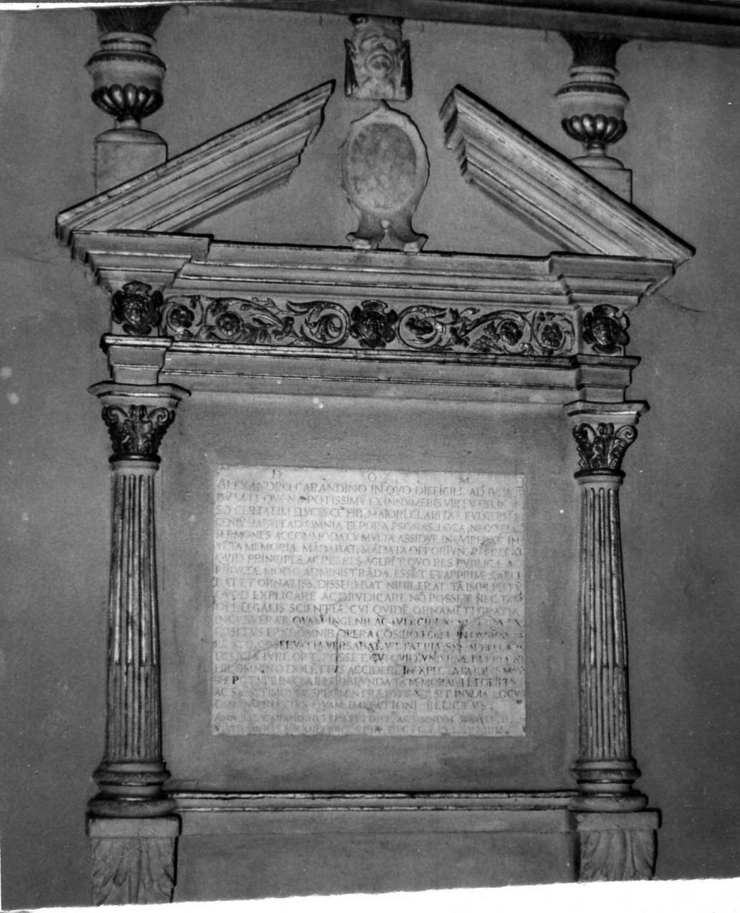 monumento funebre - a edicola - bottega modenese (ultimo quarto sec. XVI)