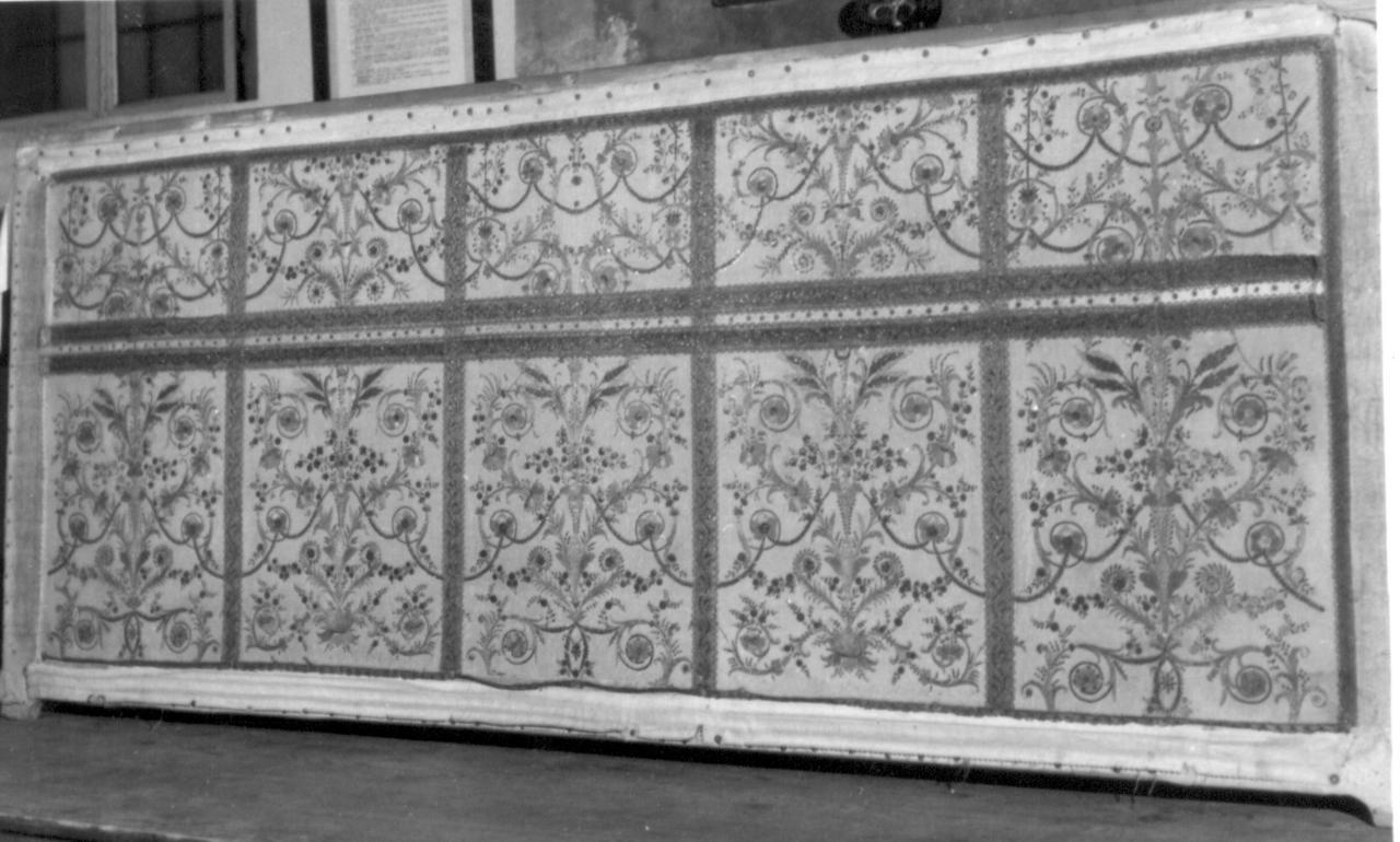 paliotto - manifattura italiana (fine/ inizio secc. XVIII/ XIX)