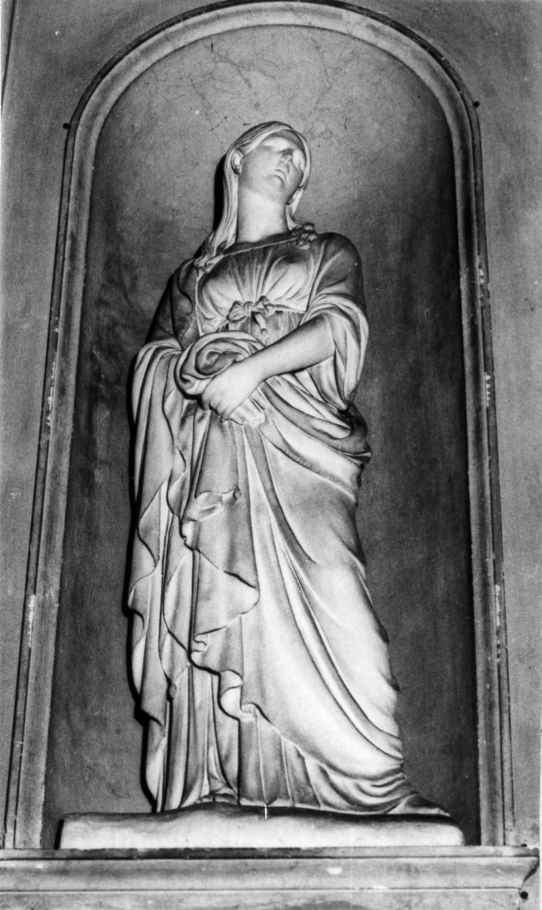 figura allegorica femminile (statua) di Mainoni Luigi (prima metà sec. XIX)