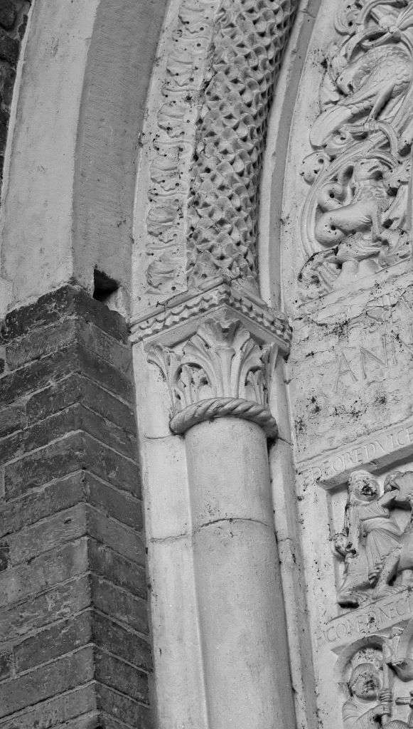 capitello, serie di Wiligelmo (scuola) (sec. XII)