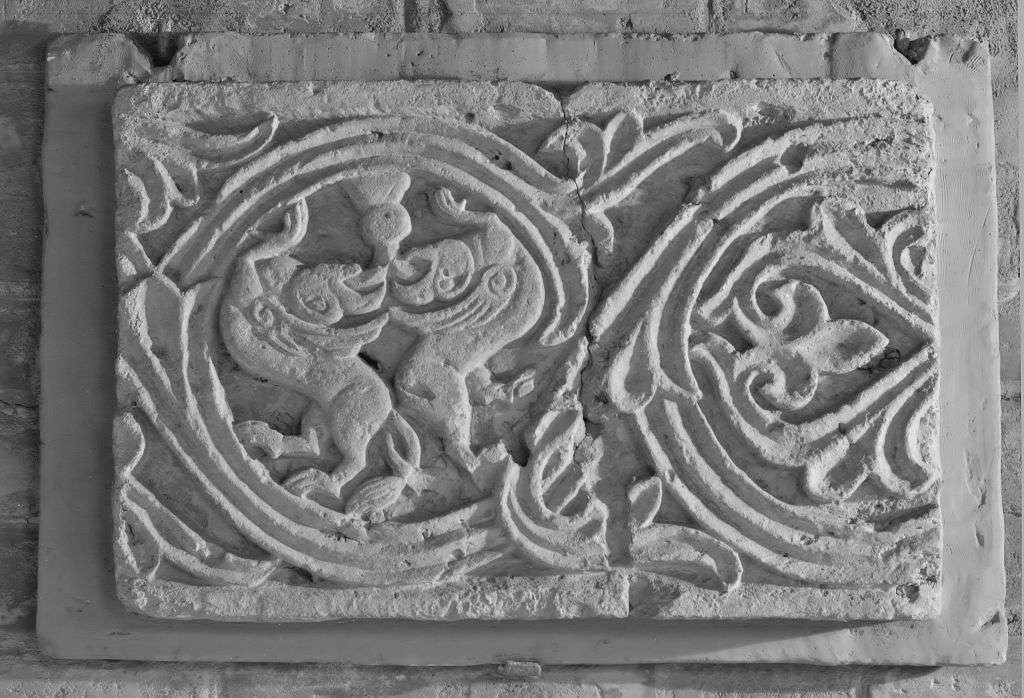 rilievo, frammento - ambito Italia settentrionale (sec. XII)