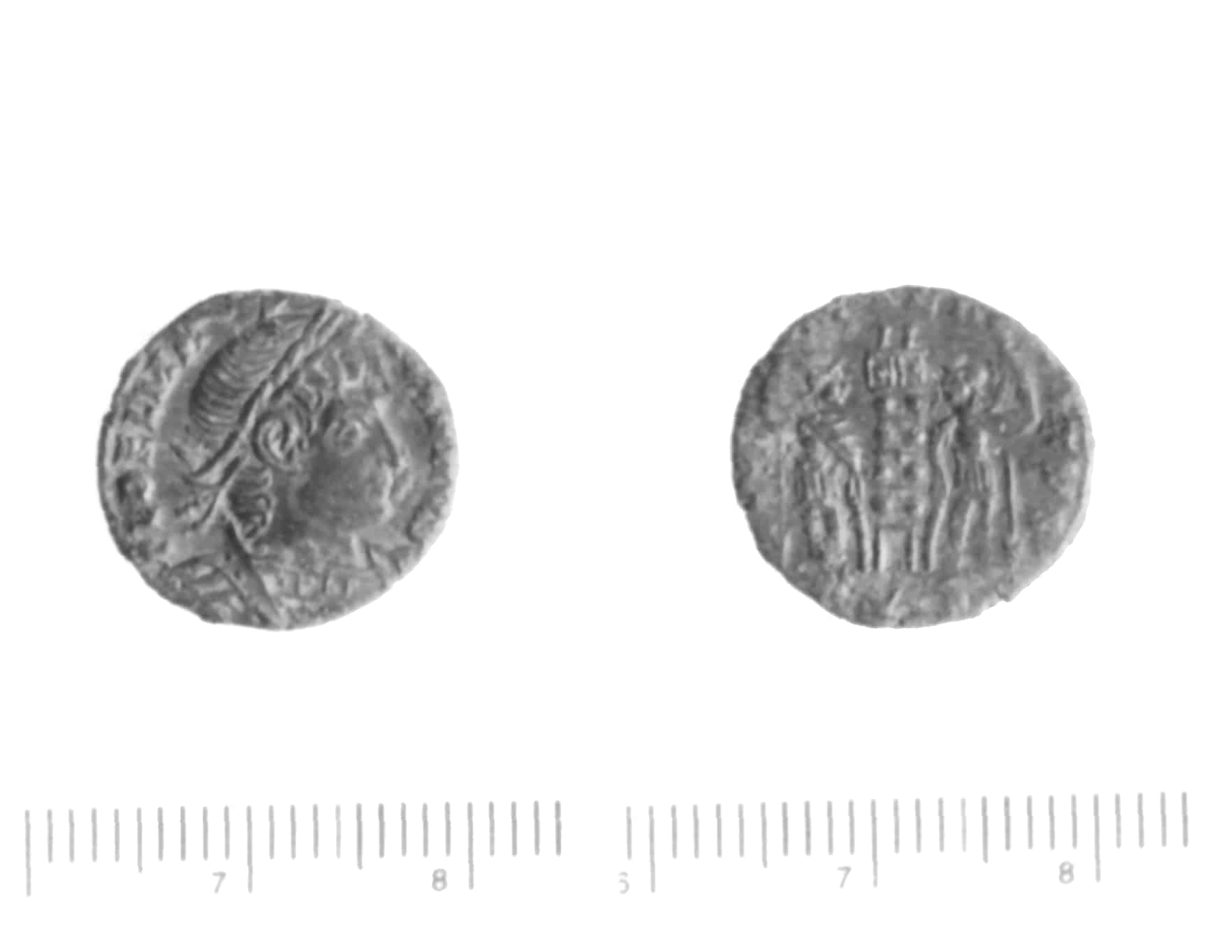 moneta - frazione di follis 