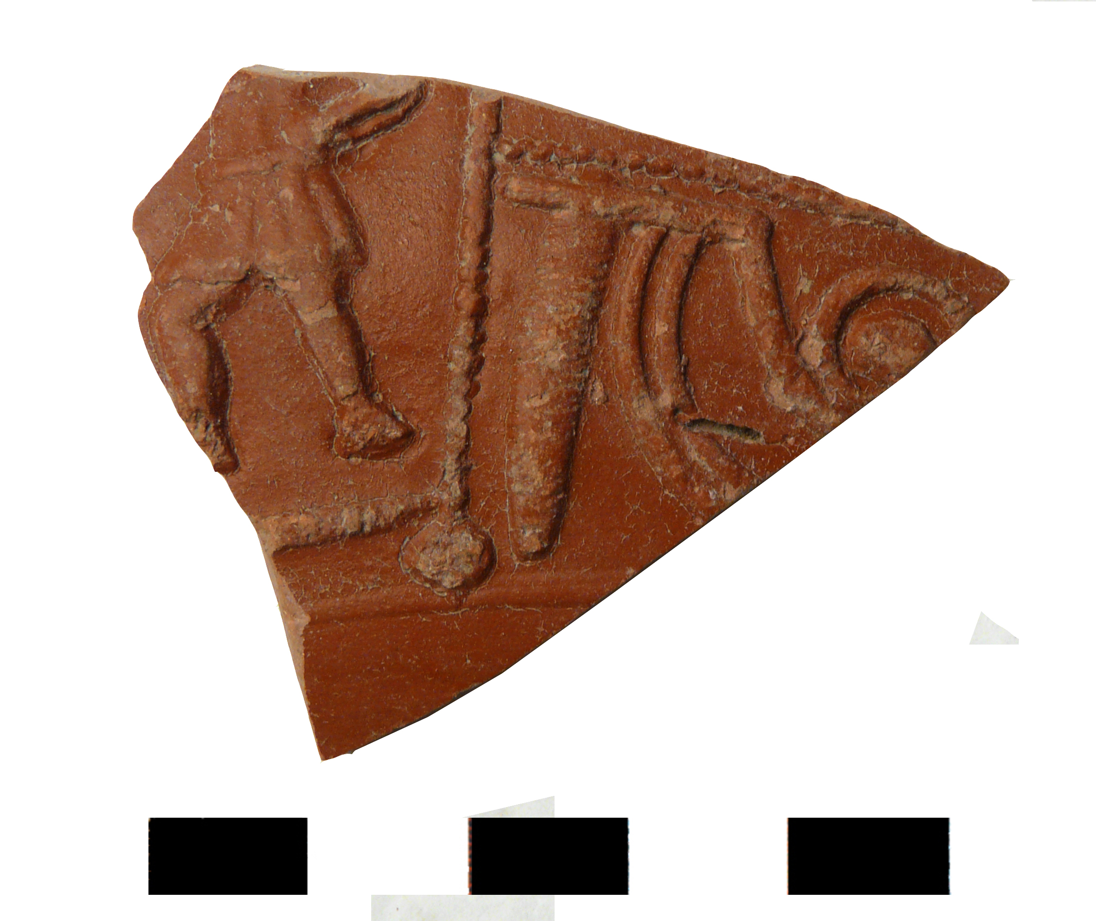 coppa/frammento, Dragendorff 37 - Gallia meridionale (La Graufesenque o Banassac) (sec. I d.C. - sec. II d.C)