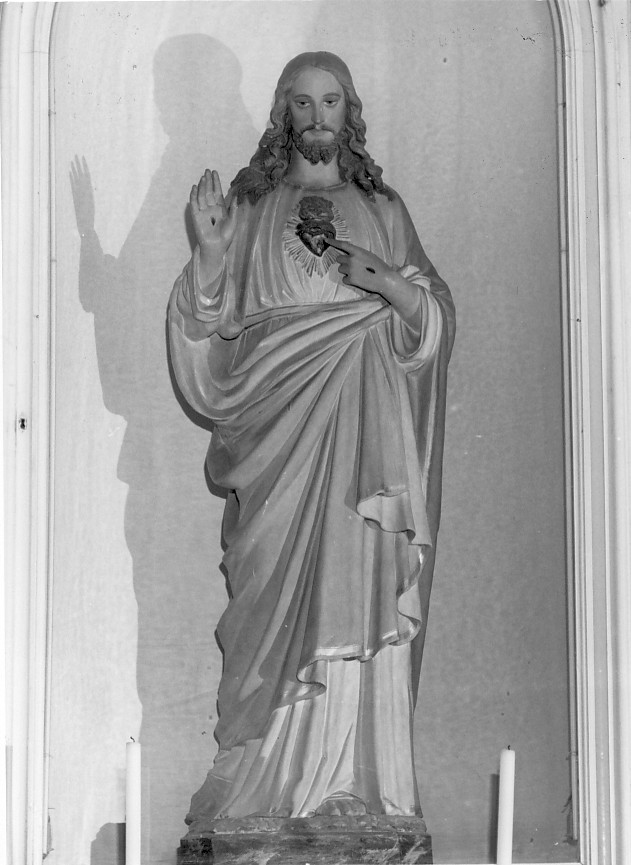 Sacro Cuore di Gesù (scultura) - bottega Italia settentrionale (prima metà sec. XX)
