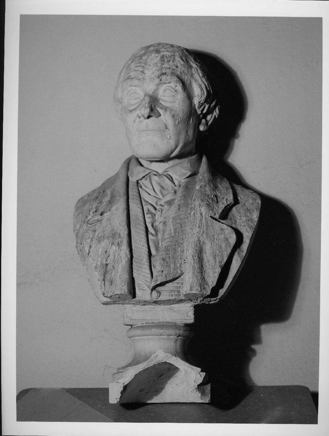 busto ritratto di Gaetano Fasoli (scultura) di Passarin Domenico (metà sec. XIX)
