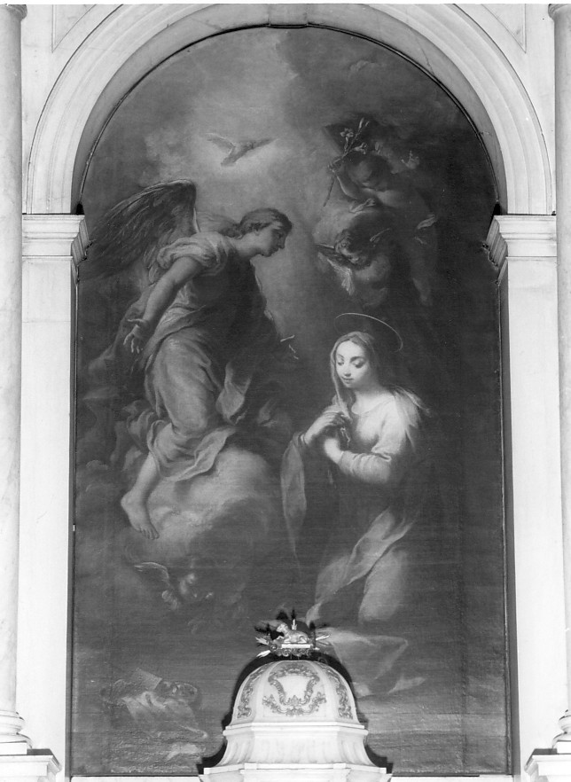 Annunciazione (dipinto) di Nogari Giuseppe (sec. XVIII)
