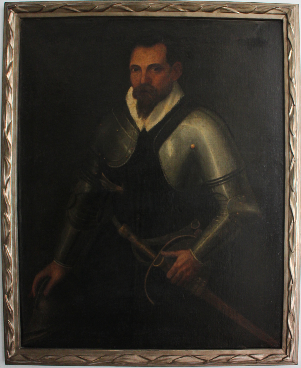 Ritratto di guerriero (dipinto) - ambito veneto (ultimo quarto sec. XVI)