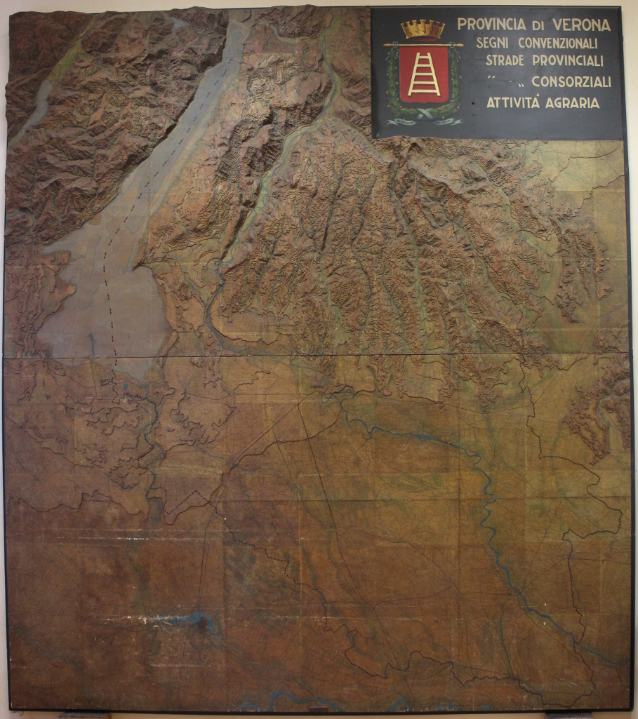 carta topografica di Rossi Nicola - produzione milanese (terzo quarto sec. XX)
