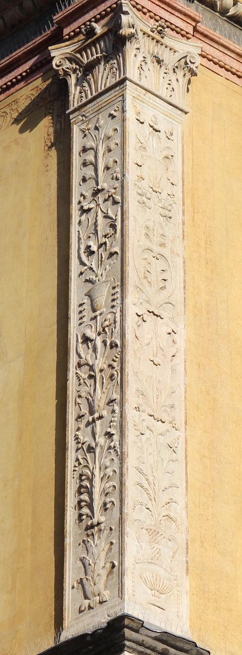 lesena angolare di Frisoni Gabriele (attribuito) (sec. XV)