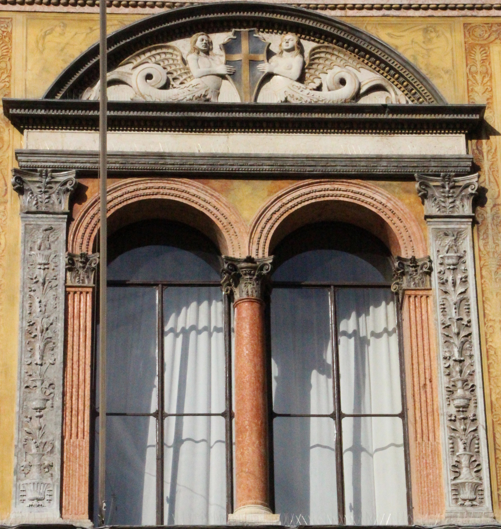 mostra di finestra di Domenico da Lugo, Panteo Mazzola Matteo (sec. XV)