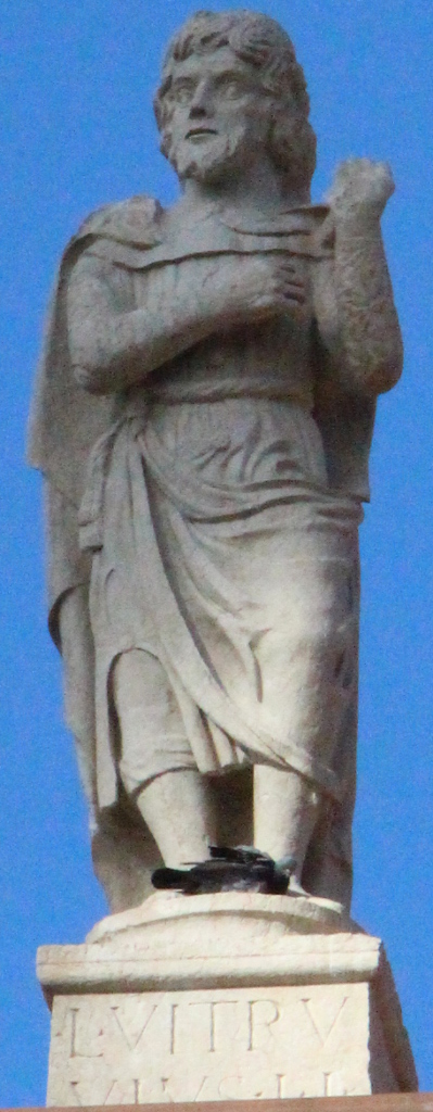 Lucio Vitruvio Cerdone (statua) di Alberto da Milano (sec. XV)