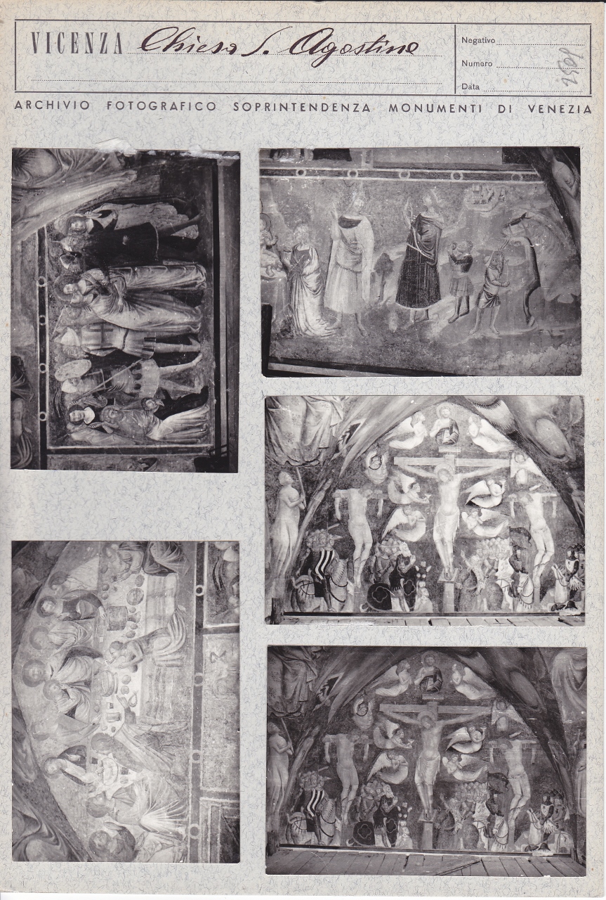 Cattura di Cristo - Affreschi - Vicenza - Chiesa di Sant'Agostino (positivo) di Soprintendenza ai Monumenti (attr) (XX)