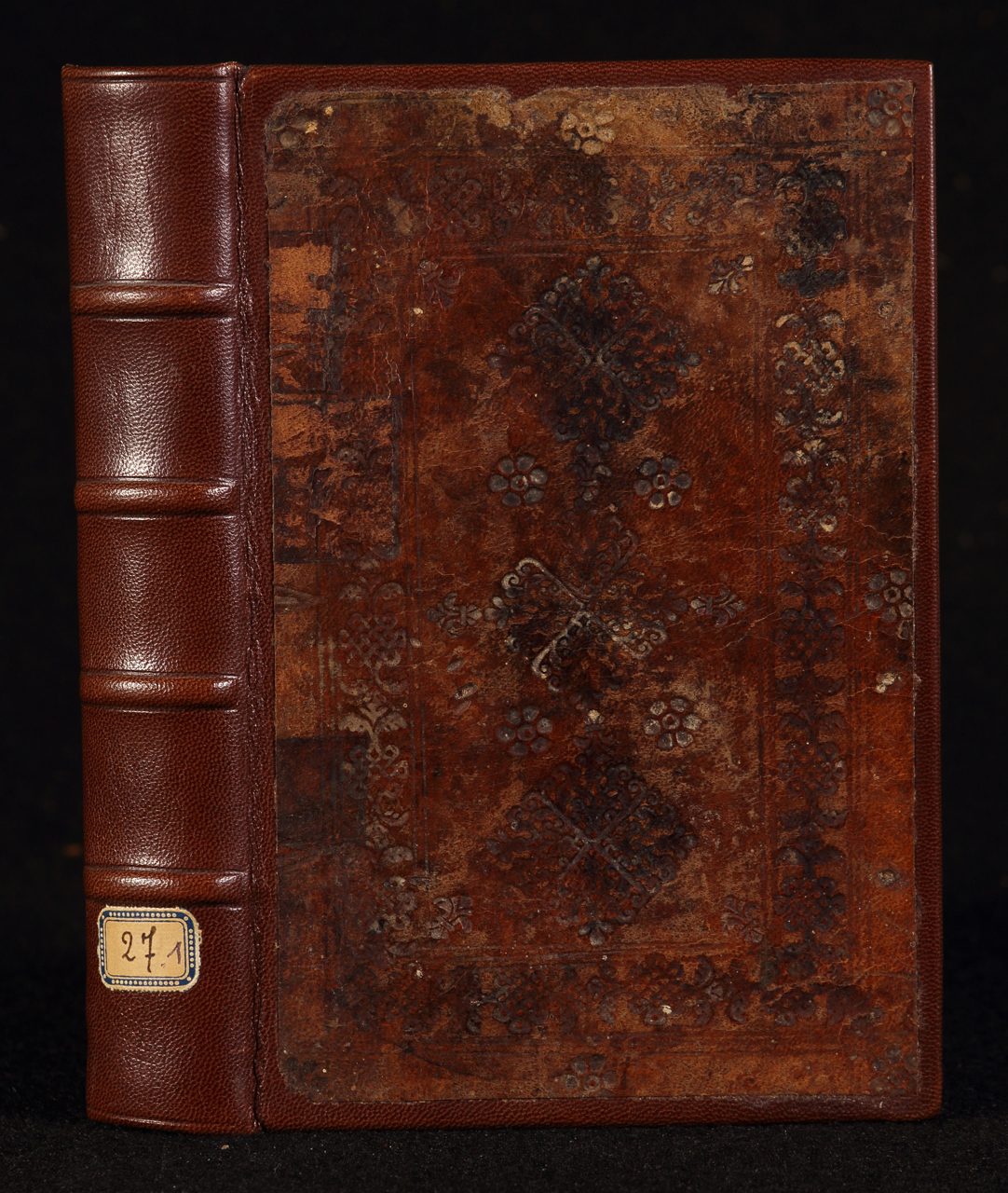 legatura piena, opera isolata - ambito francese (metà/ inizio XVI/XVII)