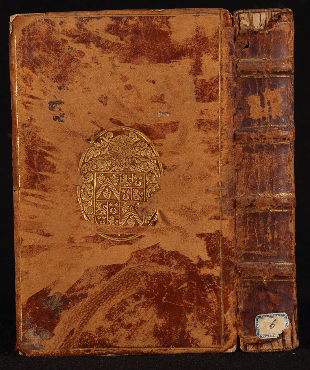 legatura piena - alle armi, opera isolata - ambito italiano (fine/ metà XVI/XVII)