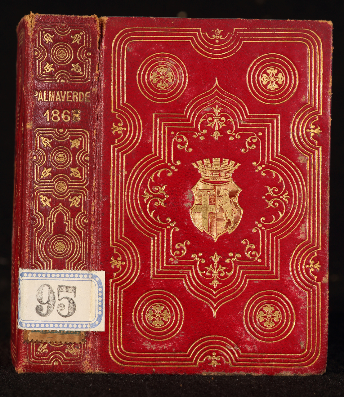 legatura piena - alle armi, opera isolata - ambito italiano (seconda metà XIX)