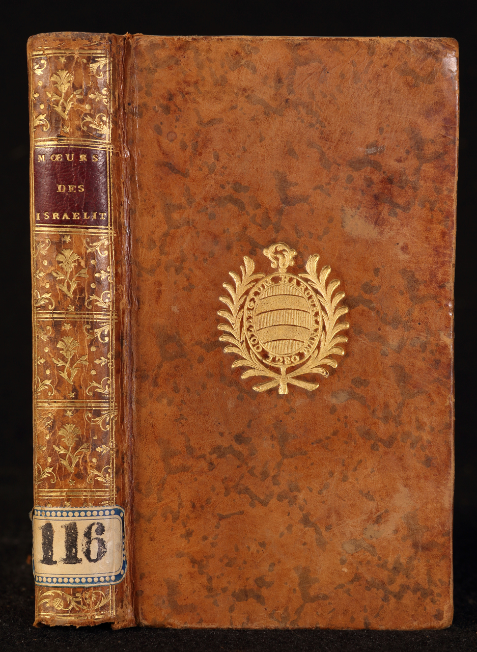 legatura piena - alle armi, opera isolata - ambito parigino (ultimo quarto XVIII)