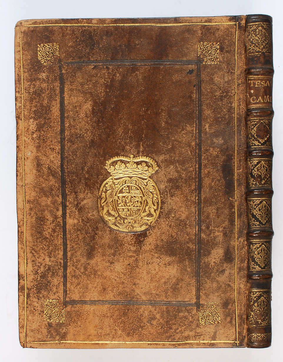 legatura piena - alle armi, serie - ambito francese (fine/ fine XVII/XVIII)