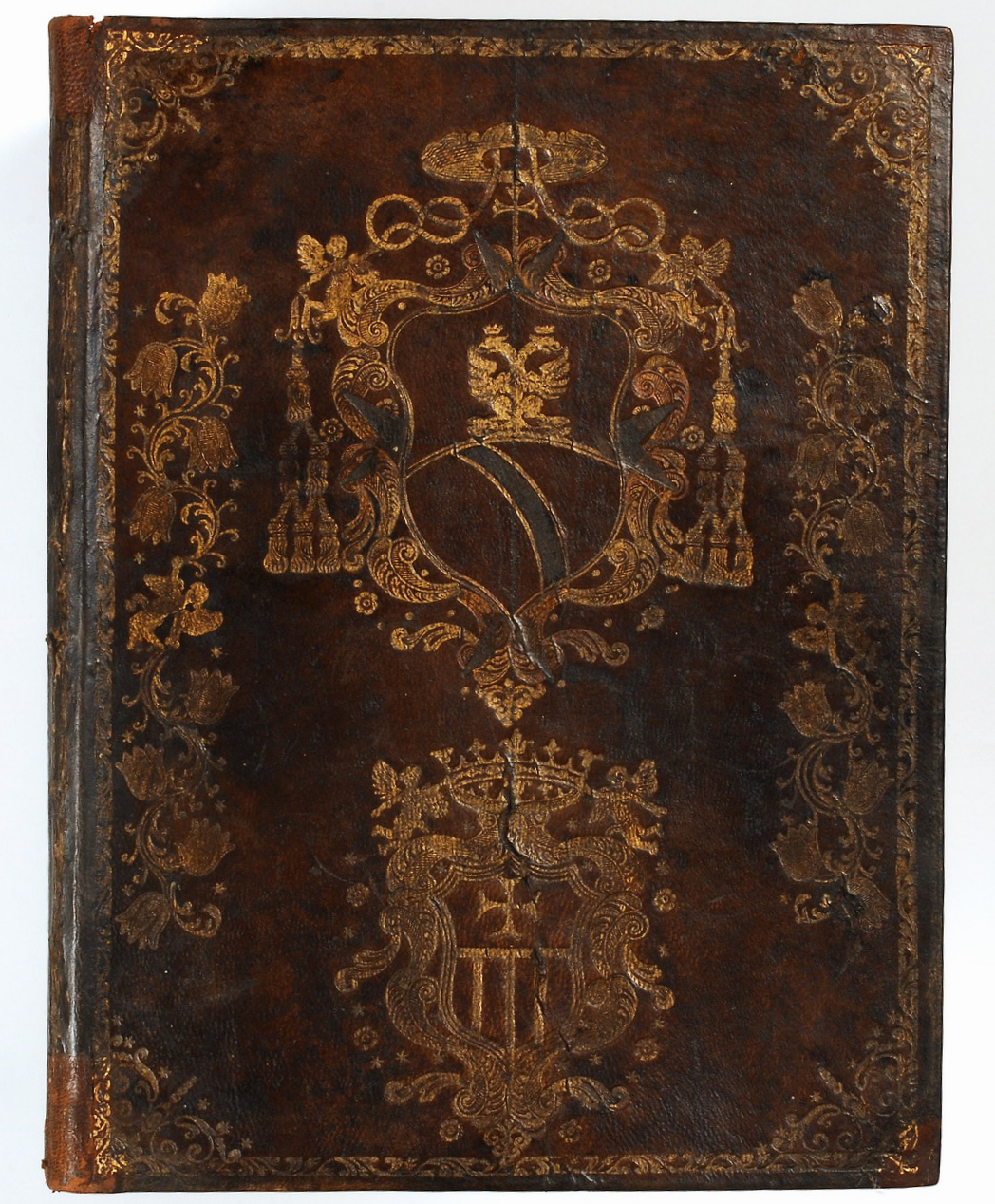 legatura piena - alle armi, opera isolata - ambito italiano (prima metà XVIII)