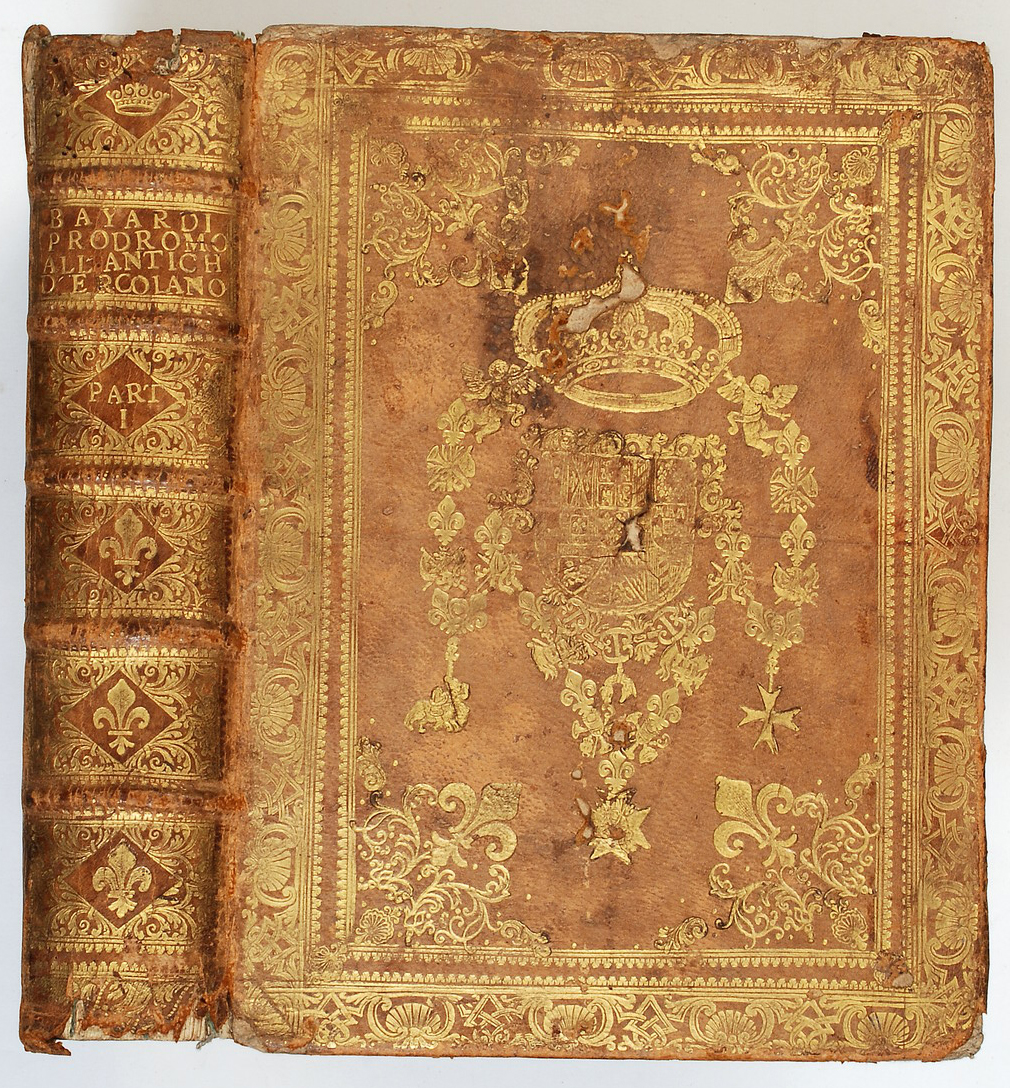 legatura piena - alle armi, opera isolata - ambito romano (seconda metà XVIII)
