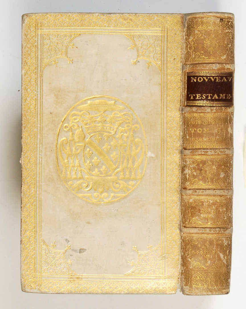 legatura piena - alle armi, serie - ambito francese (prima metà XVIII)