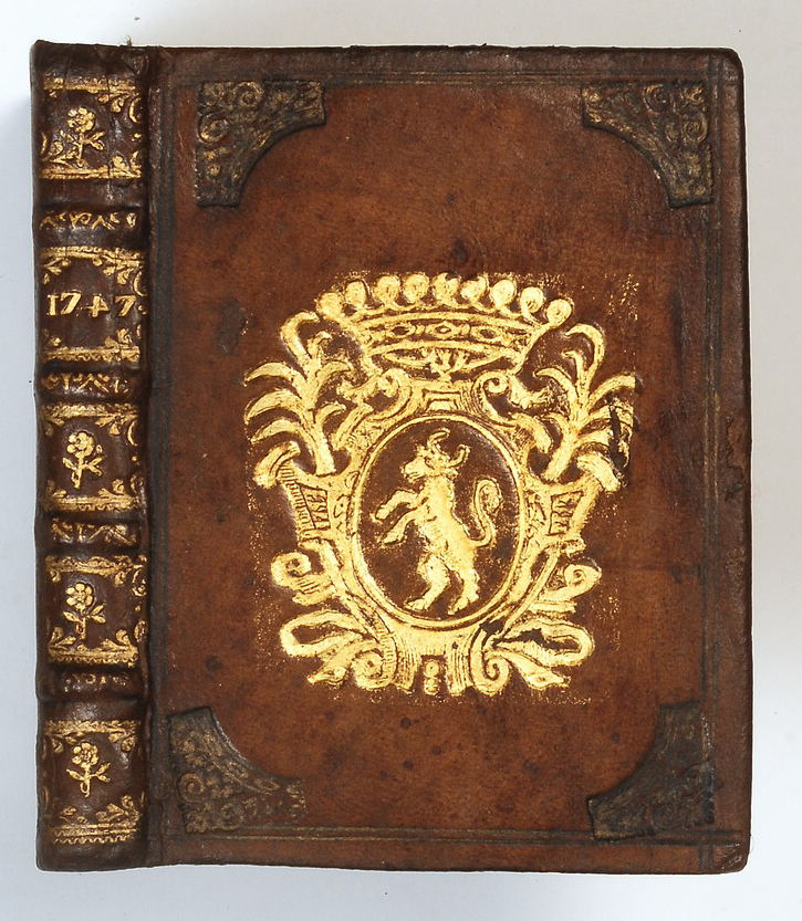 legatura piena - alle armi, opera isolata - ambito italiano (metà/ metà XVIII-XIX)