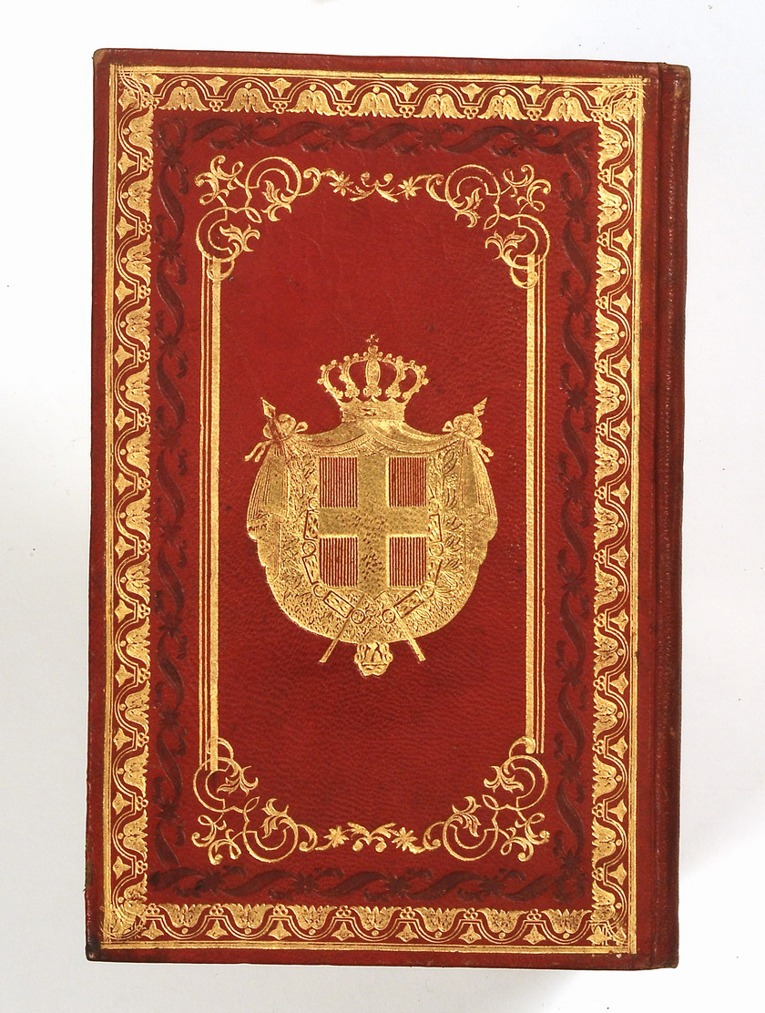 legatura piena - alle armi, opera isolata - ambito italiano (metà/ inizio XIX-XX)