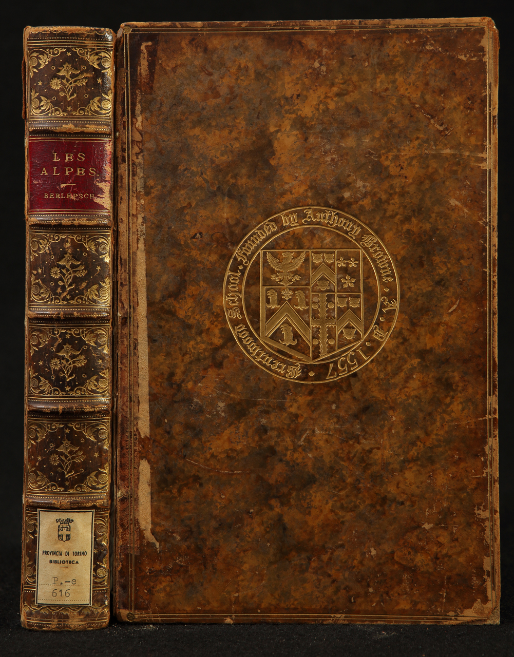 legatura piena - alle armi, opera isolata - ambito tedesco (seconda metà XIX)