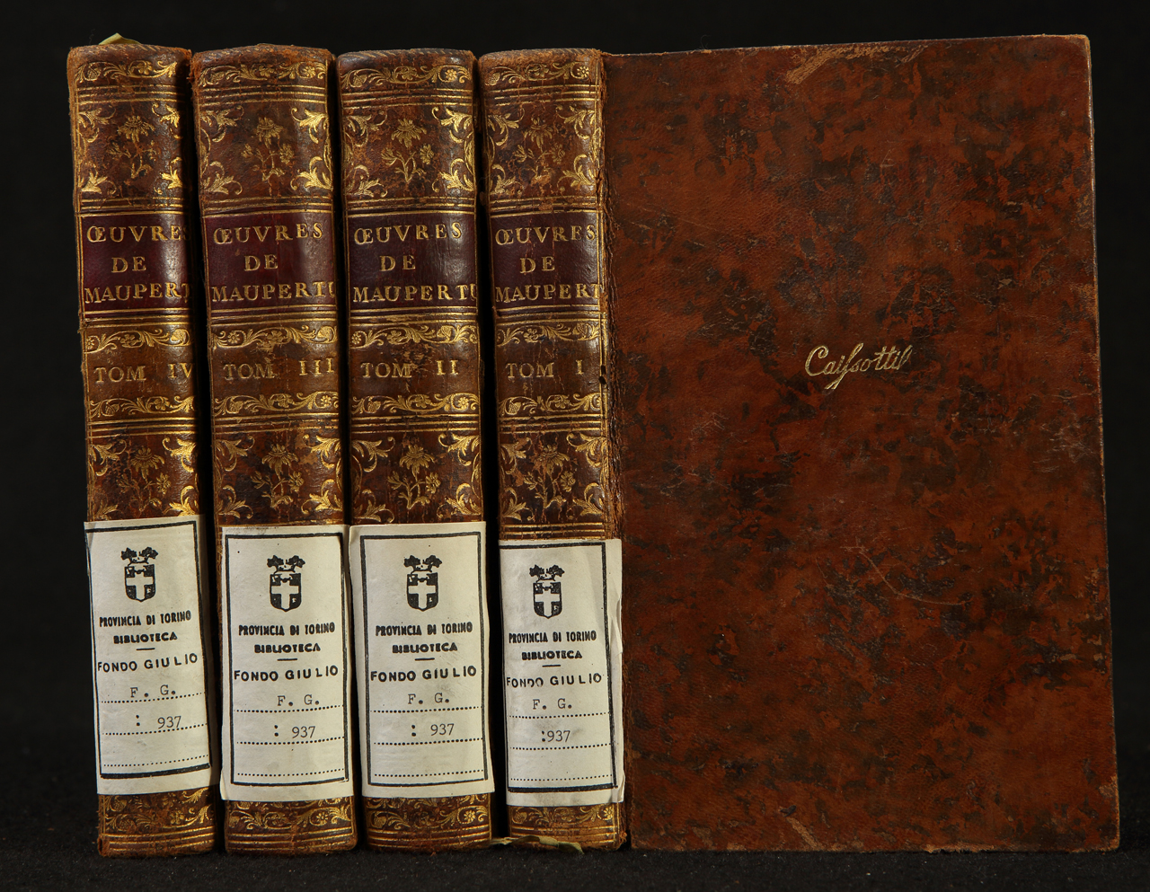 legatura piena, serie - ambito francese (seconda metà XVIII)