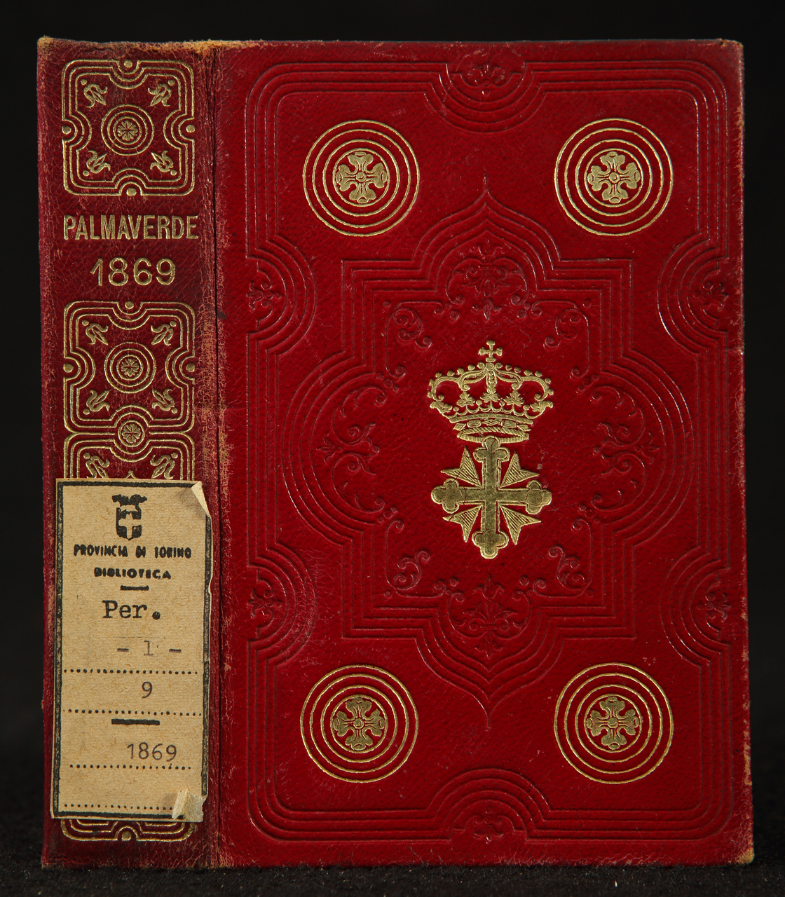 legatura piena - alle armi, opera isolata - ambito italiano (seconda metà XIX)