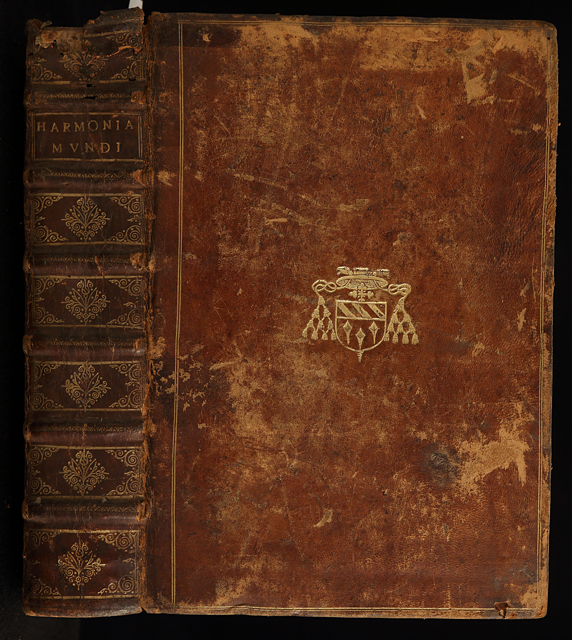 legatura piena - alle armi, opera isolata - ambito francese (metà/ metà XVI/XVII)