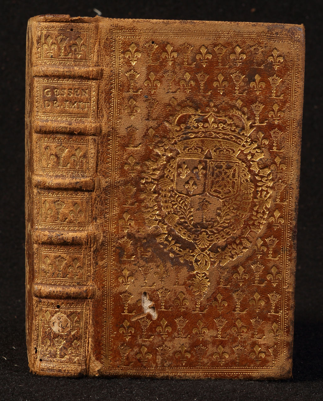 legatura piena - alle armi, opera isolata - ambito francese (prima metà XVII)