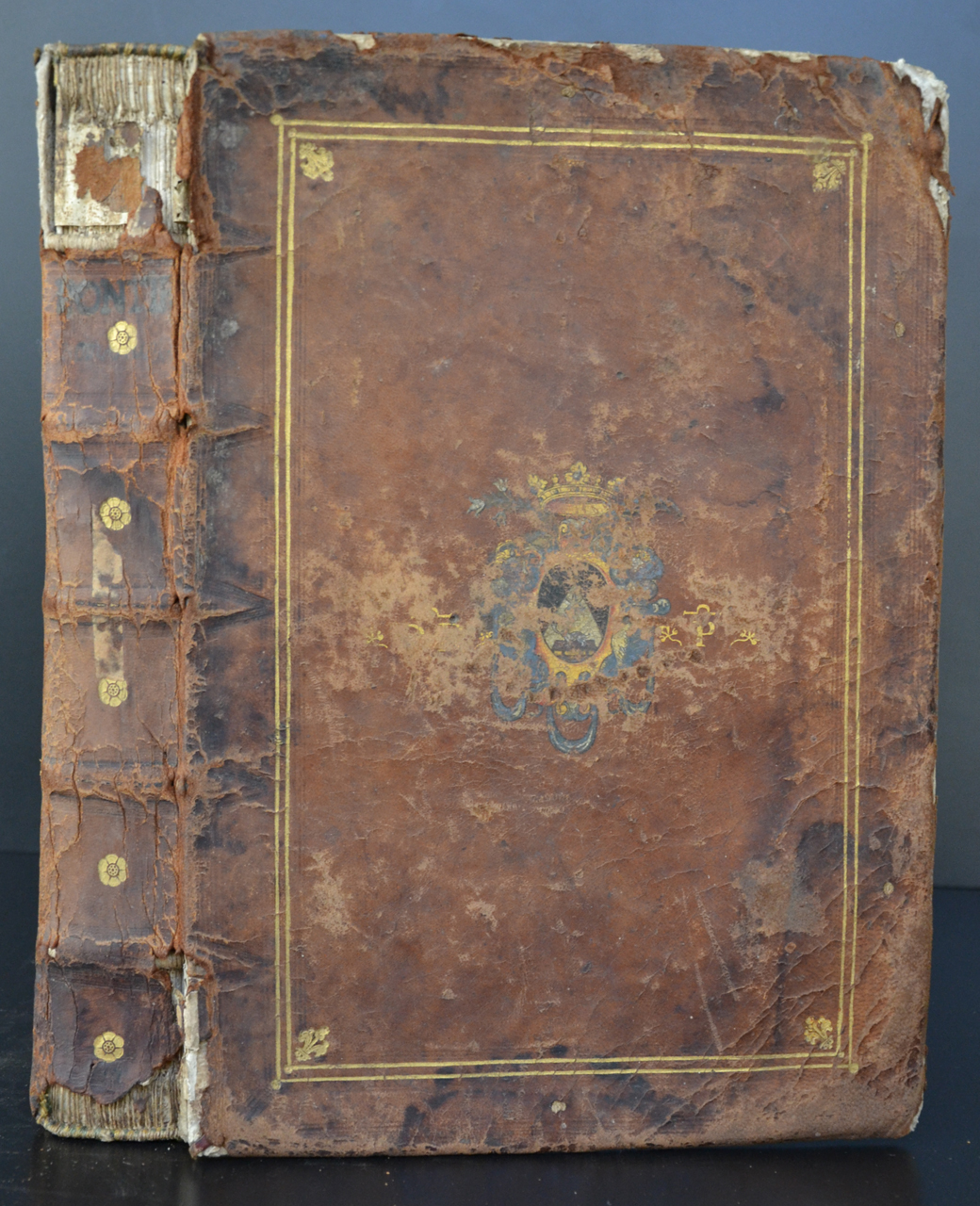 legatura piena - alle armi, opera isolata - ambito italiano (seconda metà XVI)