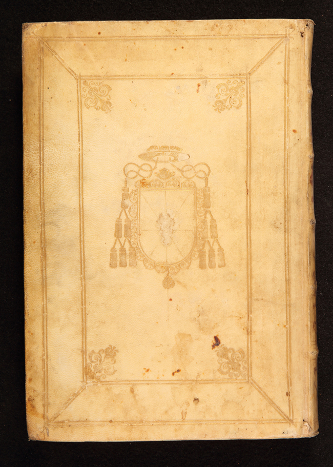 legatura piena - alle armi, opera isolata - ambito italiano (metà/ metà XVII-XVIII)