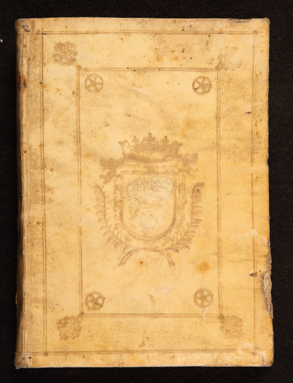 legatura piena - alle armi, opera isolata - ambito italiano (ultimo quarto XVII)