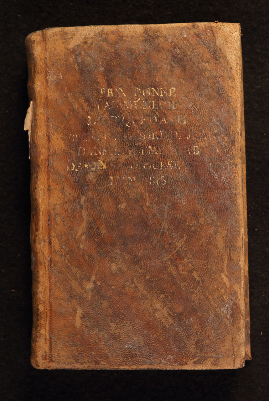 legatura piena, opera isolata - ambito francese (metà/ metà XVIII/XIX)