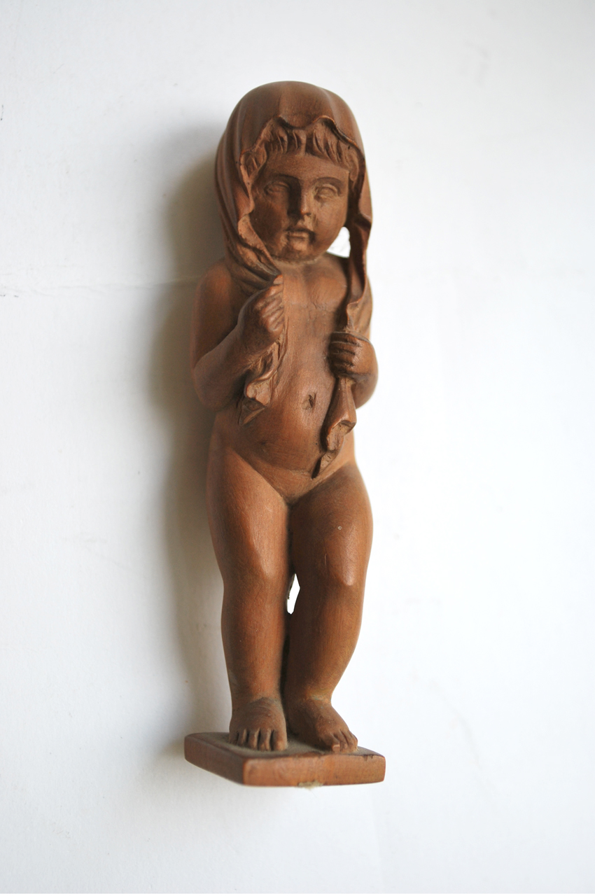 bambina (scultura) di Antonio Giansanti (scuola) (fine/ inizio secc. XIX/ XX)