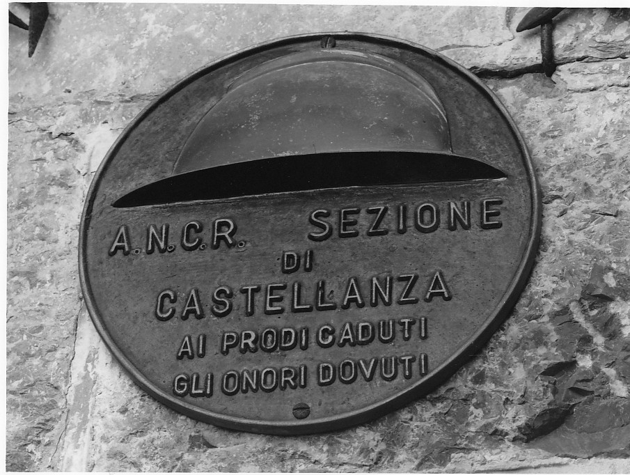 targa commemorativa - ambito Italia settentrionale (sec. XX)