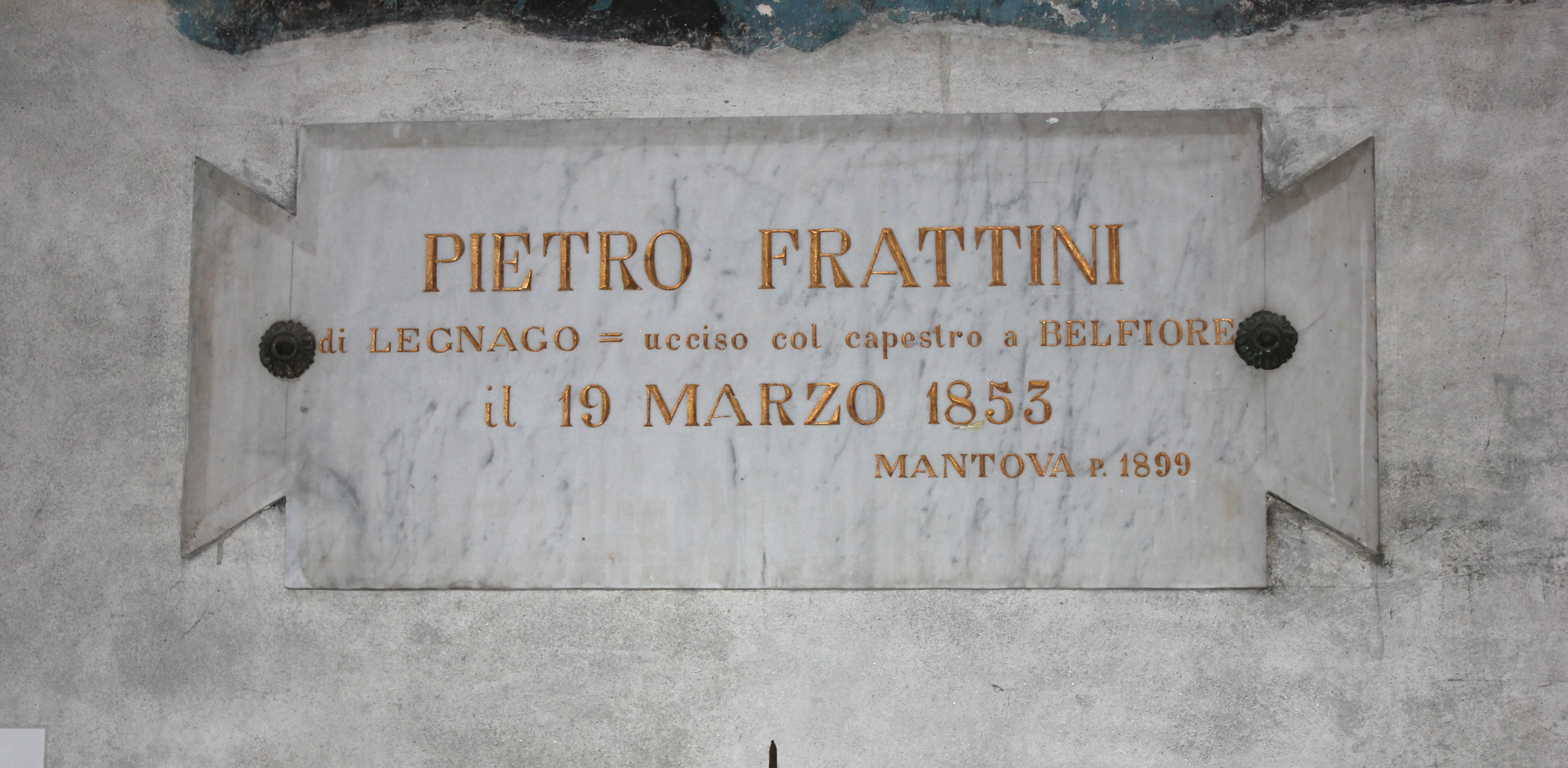 lapide commemorativa - ambito italiano (sec. XIX)