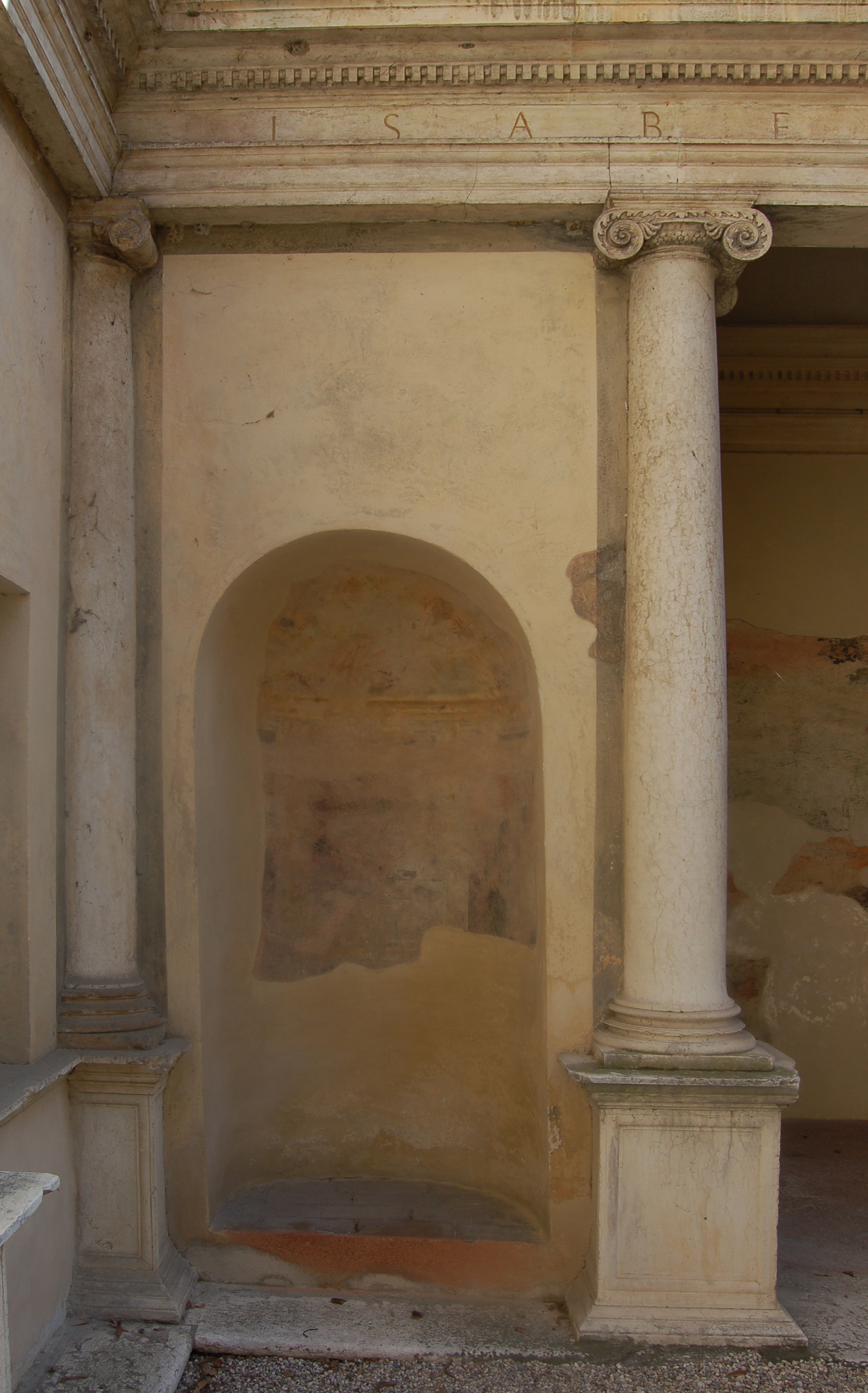 colonna, elemento d'insieme di Covo Giovan Battista (sec. XVI)