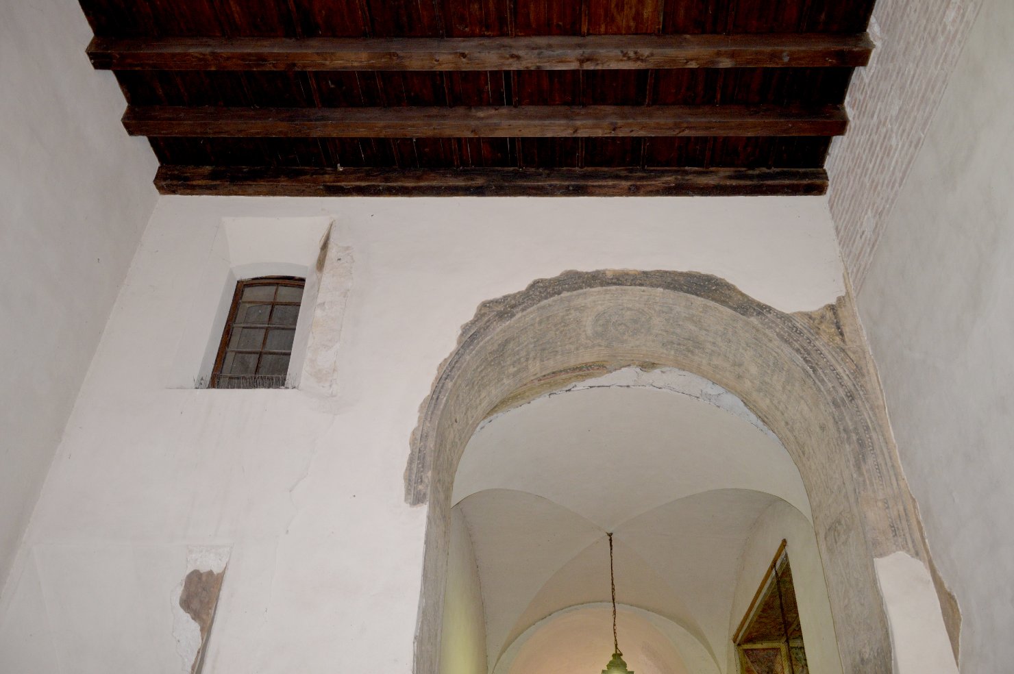 decorazioni ornamentali a girali (decorazione pittorica, elemento d'insieme) di Pippi Giulio detto Giulio Romano (bottega) (sec. XVI)