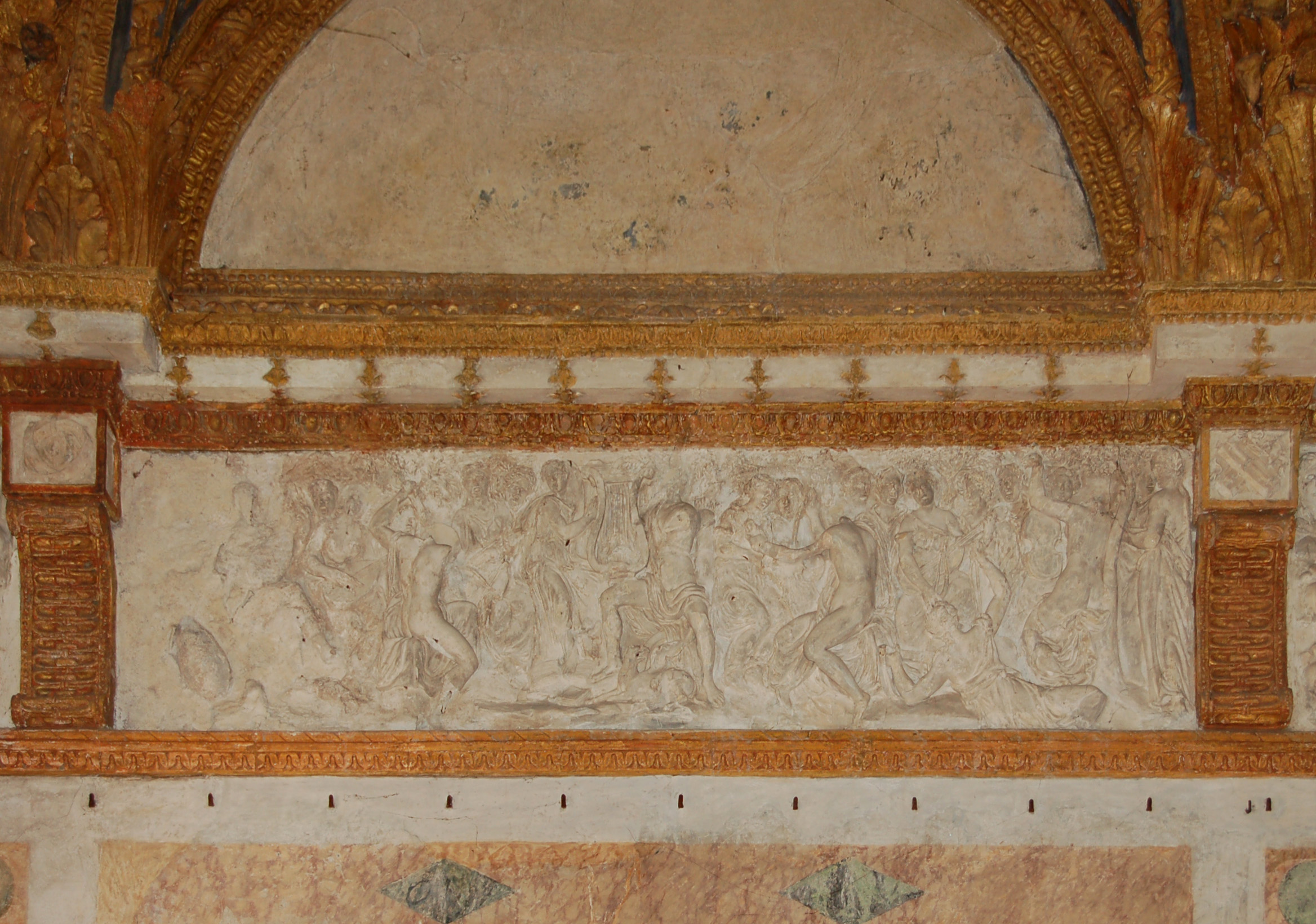Apollo Musagete (rilievo) di Ligorio, Pirro (attribuito), Ligorio, Pirro (attribuito) - bottega mantovana (terzo quarto sec. XVI)