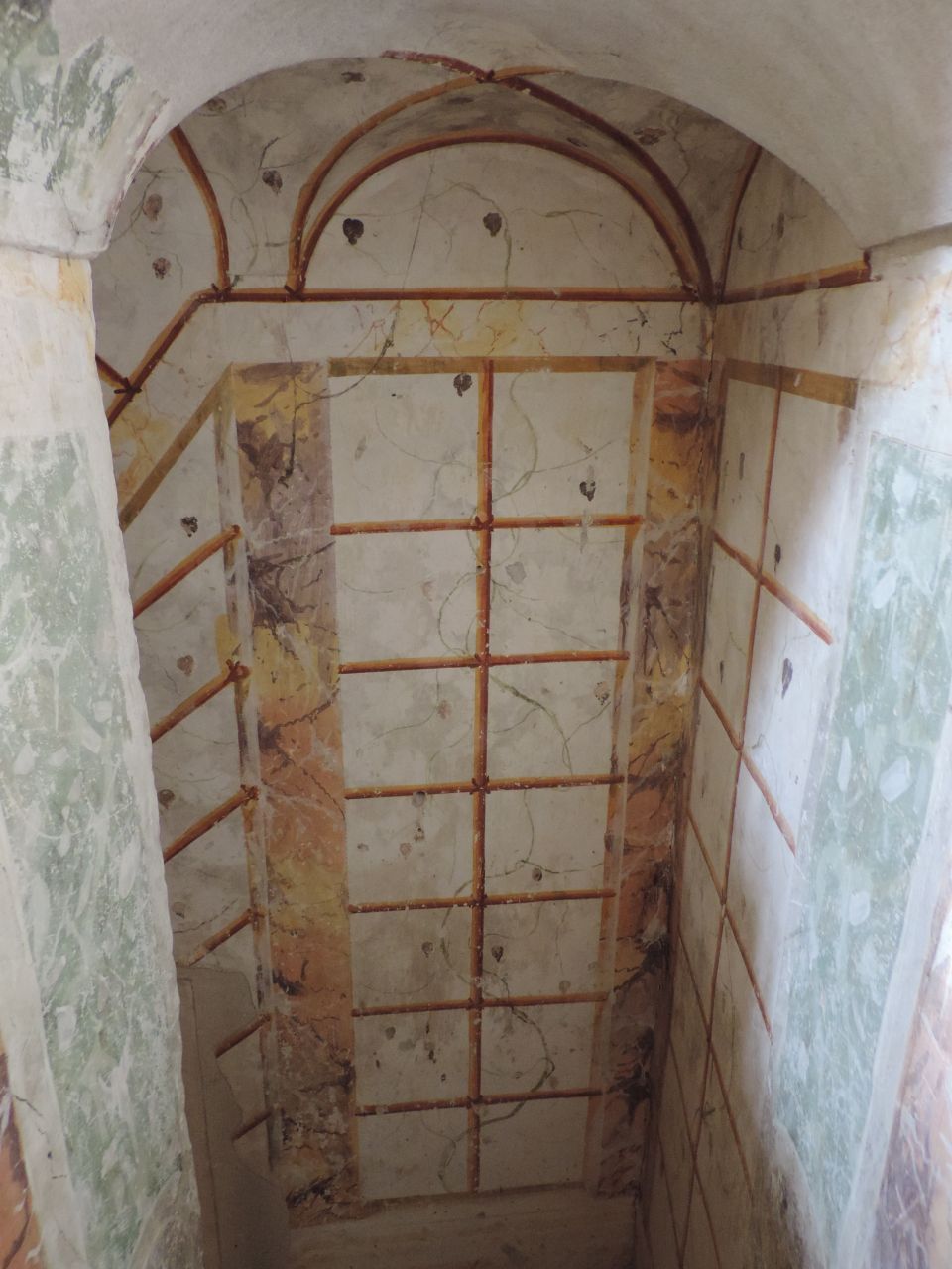 decorazione pittorica, complesso decorativo - scuola mantovana (seconda metà sec. XVI)
