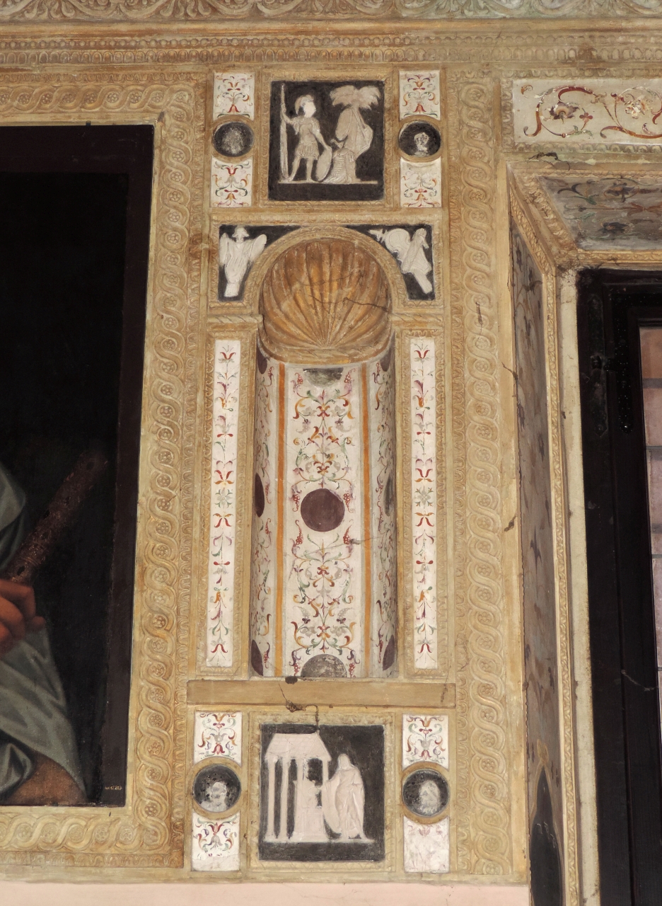 decorazione plastico-pittorica di Giulio Romano, Anselmo Guazzi (attribuito), Andrea Conti (attribuito), Conti Biagio (attribuito) (secondo quarto sec. XVI)