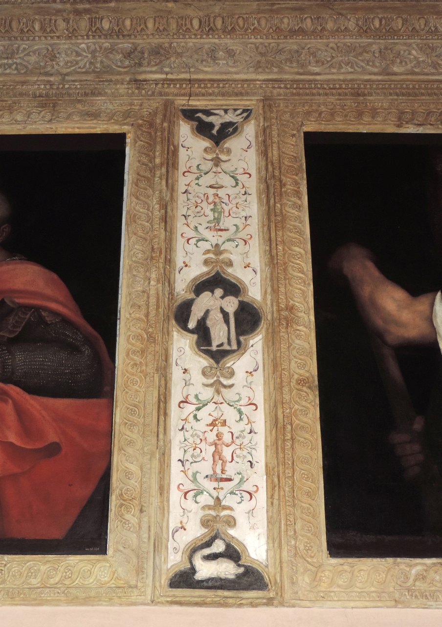 Vittoria (lesena) di Giulio Romano, Anselmo Guazzi (attribuito), Andrea Conti (attribuito), Conti Biagio (attribuito) (secondo quarto sec. XVI)
