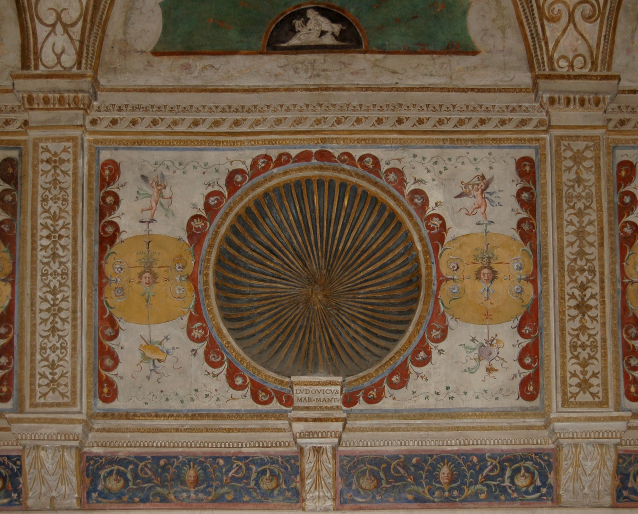 decorazione plastico-pittorica di Giulio Romano, Anselmo Guazzi, Andrea Conti (attribuito), Conti Biagio (attribuito) (secondo quarto sec. XVI)