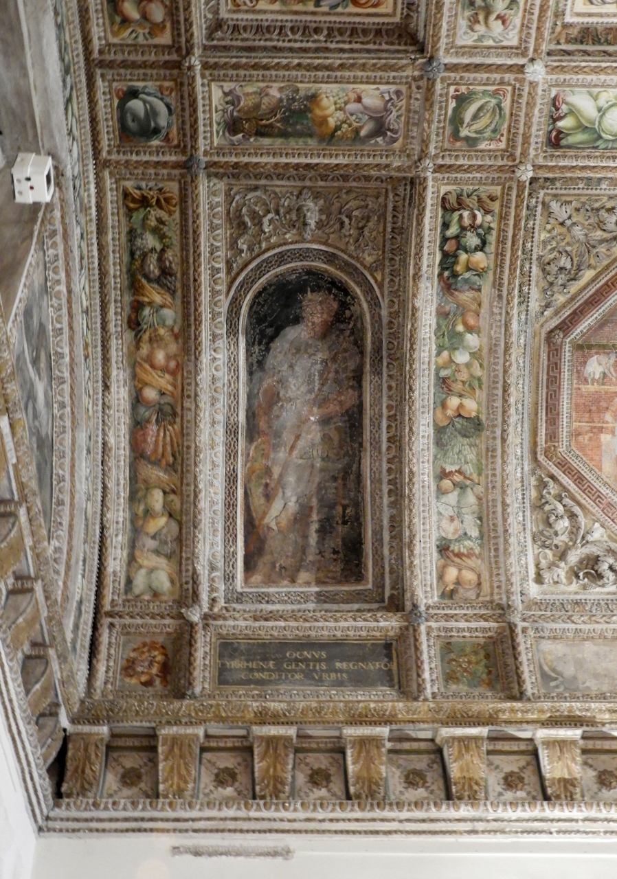 Ocno (dipinto murale) di Bertani Giovanni Battista (attribuito), Ghisoni Fermo detto Fermo da Caravaggio (attribuito) (terzo quarto sec. XVI)